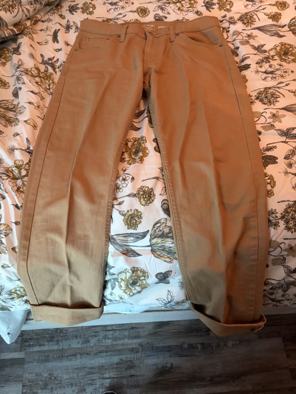 Levi's Men's Khaki/Tan Chino Pants - Straight Leg